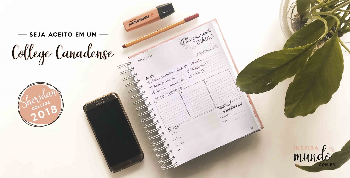 PASSO-A-PASSO: SEJA ACEITO EM UM COLLEGE CANADENSE